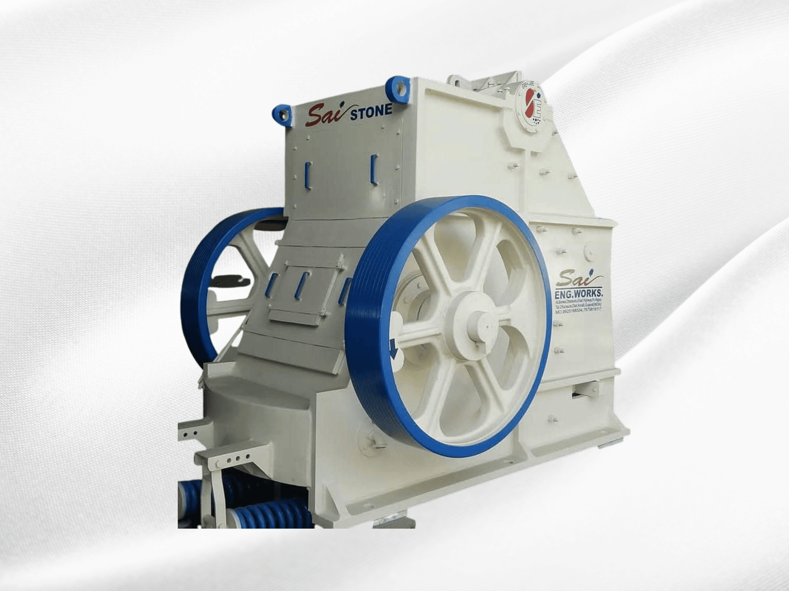 Oil type double TOUGGLE Jaw Crusher by Sai Engineering Works